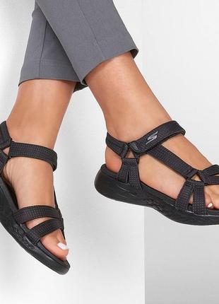 Жіночі сандалі skechers 15316 bbk  оригінал