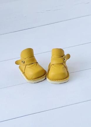 Ботинки для кукол міа из натуральной кожи3 фото
