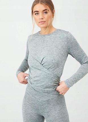 Женская кофтина серо-зеленого цвета v by very, м