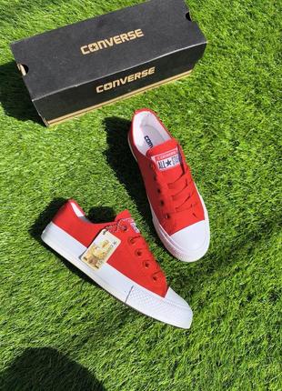 Красные кеды конверс all star converse 36 23 -23.5см