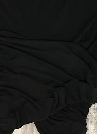 Трендовое черное мини платье 3