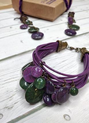 Браслет "латаття" (fiolet) new!