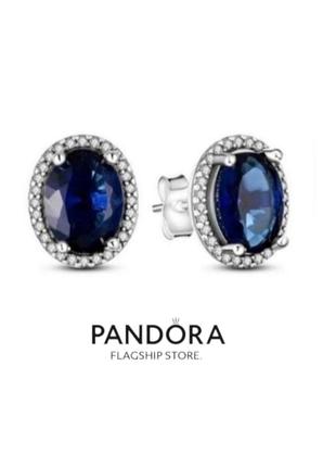 Серьги серебро silver_pandora original маленькие изысканные деликатные
