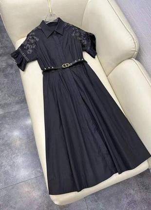 Платье миди в стиле christian dior