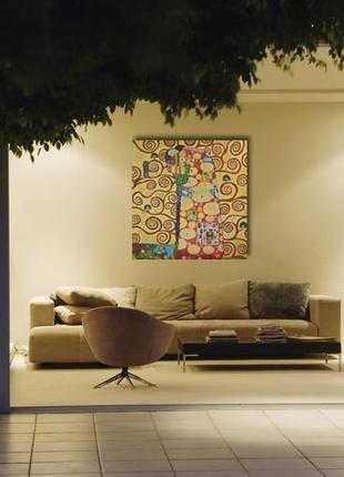 Картина батик объятия (гюстав климт) 60х554 фото