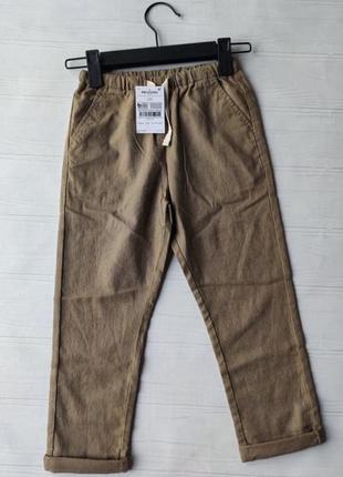 Новые льняные брюки next разм. 110 і 122 см.
