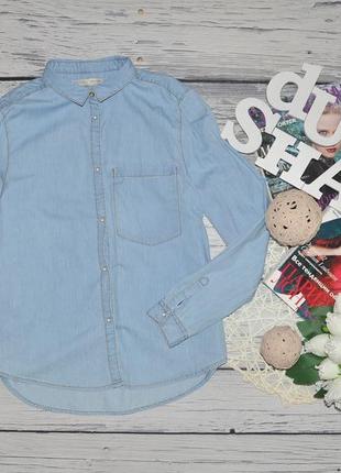 13 - 14 років 164 см дуже крута модна фірмова джинсова сорочка дівчинці зара zara
