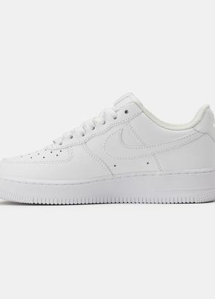 Кроссовки nike air force classic white low3 фото