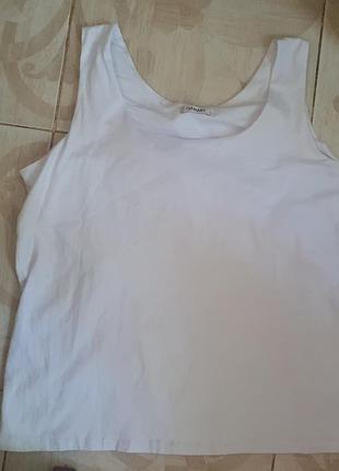 Белый топ двухслойный р.52-54