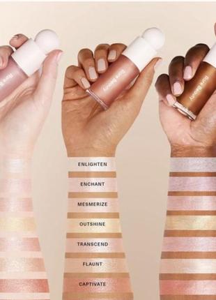 Шовковистий рідкий хайлайтер liquid luminizer 2,5ml liquid luminizer highlight mesmerize10 фото