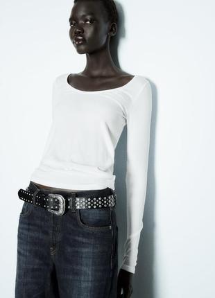 Лонгслив футболка гольф zara