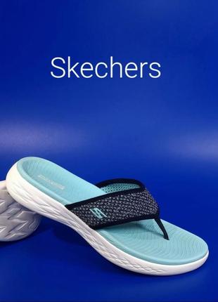 Жіночі шльопанці в'єтнамки skechers ladies skechers on the go 600 glossy оригінал