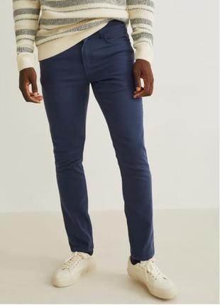 C&a, мужские брюки  regular fit хлопок эластан