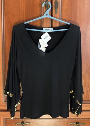 Блузка moschino jeans blouse блуза/кофта/кофточка