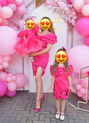 Платье famely look, парные платья, платье