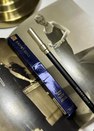 Стійкий олівець для повік чорний estee lauder onyx