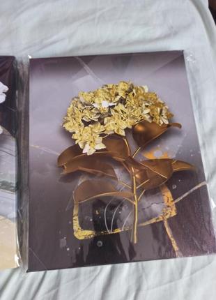 Невероятный стильный набор аартин трио печать на холсте.