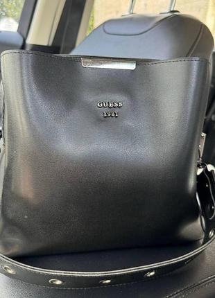 Стильная сумка на плечо черная, качественная сумочка для девочек