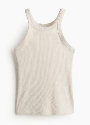 Майка в рубчик h&m