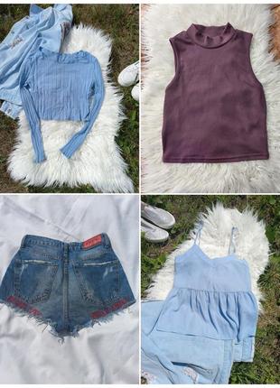 Лот вещей размер xs, лот вещей, лот топов, лот маек