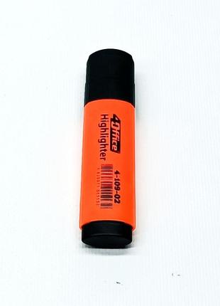 Текстовыделитель 4office "highlighter"оранжевый 4-109-26-4