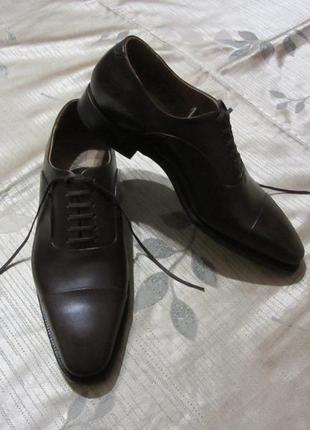 Нові шкіряні туфлі bowen чоловічі оксфорди як carmina crockett & jones alfred sargent j m weston