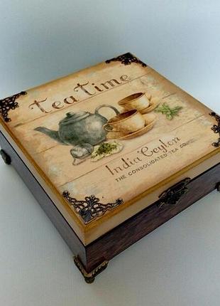 Скринька для чаю tea time"