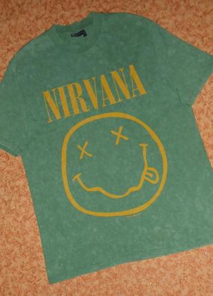 Футболка nirvana/рок мерч