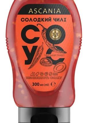 Соус в бутылке "сладкий чили" 300 мл. (360 грамм). соус-бутыка сладкий чили.
