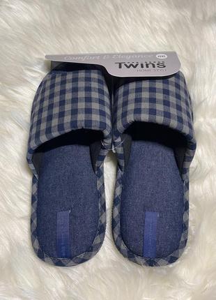 Мужские брендовые тапочки twins