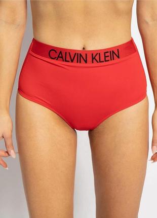 Червоні високі плавки calvin klein  ✅l