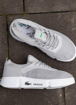 Мужские кроссовки lacoste silver6 фото