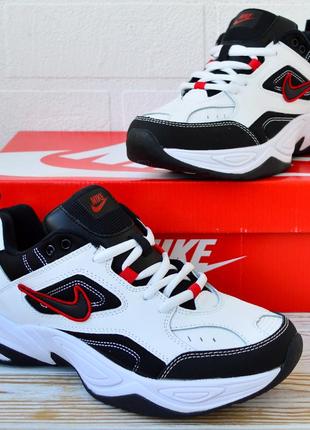 Nike m2 tekno кроссовки мужские белые с черным кожа кожа кожа кожа кожаные легкие найк течно весенние демисезонные демисезонные отменные качество низкие
