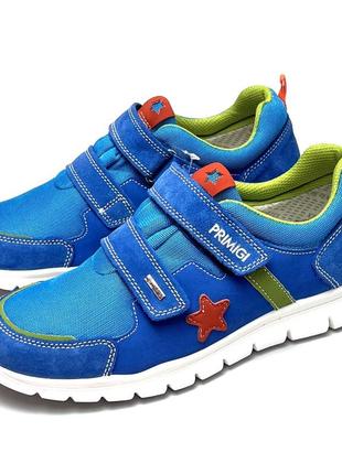 Кожаные подростковые кроссовки primigi (италия)