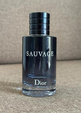 Dior sauvage eau de toilette, залишок у флаконі