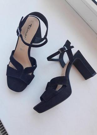 Босоножки 39р замша