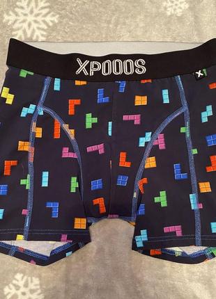 Стильні якісні чоловічі труси тетріс лего xpooos
