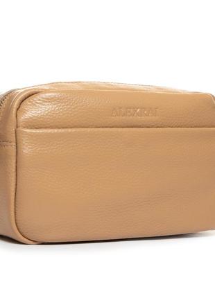 Женский клатч на плечо бежевый alex rai мини сумочка кожаная на каждый день модная женская сумочка вместительн1 фото