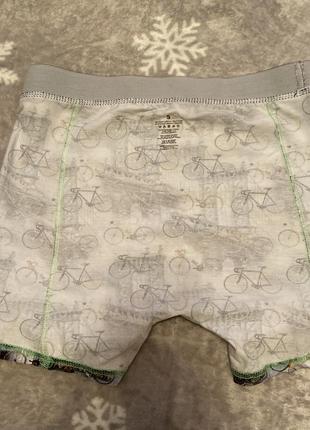 Стильные лобовые трусы с принтом велосипеды xpooos