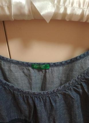 Крутий джинсовий сарафанчик benetton 2
