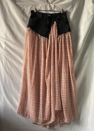 Upcycle skirt апсайклинг юбка