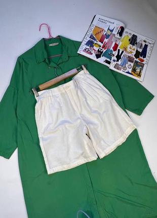 Льняные шорты benetton