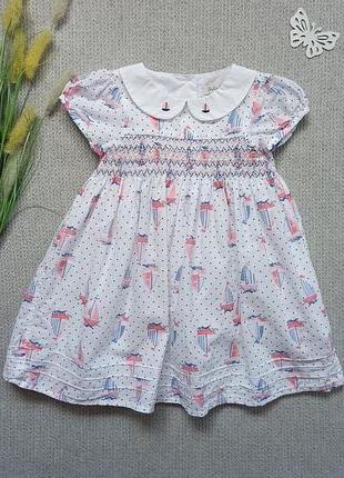 Дитяча літня сукня 6-9 міс плаття для дівчинки
