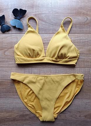 Яркий желтый купальник💛💛💛
