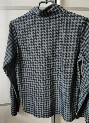 Жіноча кофта гусяча лапка із застібкою2 фото