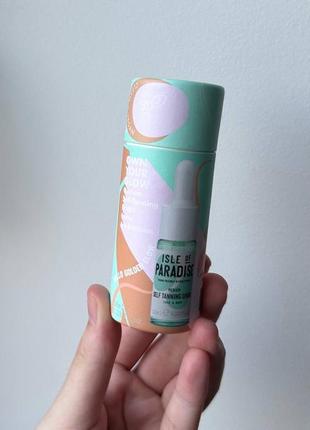 Isle of paradise self-tanning glow drops крапельний автозагар для обличчя та тіла6 фото