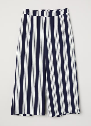 1+1=3! полосатые брюки кюлоты h&m