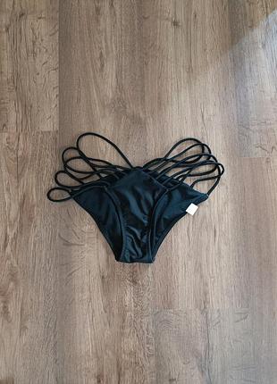 Чорні купальні трусики