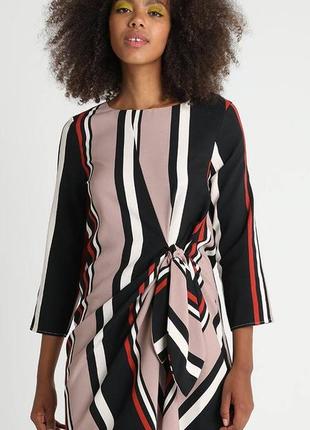 .брендовое платье "river island" в полоску. размер uk6/eur32.
