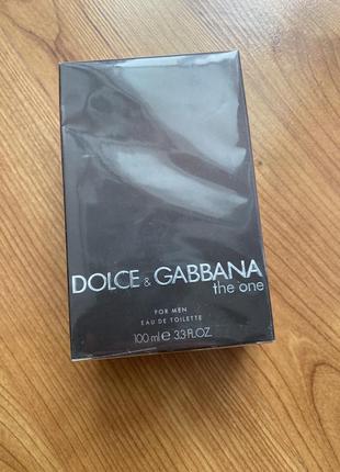 Мужские духи dolce & gabbana the one for men edt 100 ml.